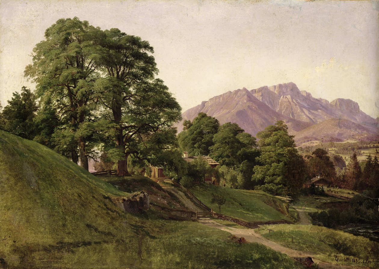 Paesaggio in Alta Baviera da Louis Gurlitt