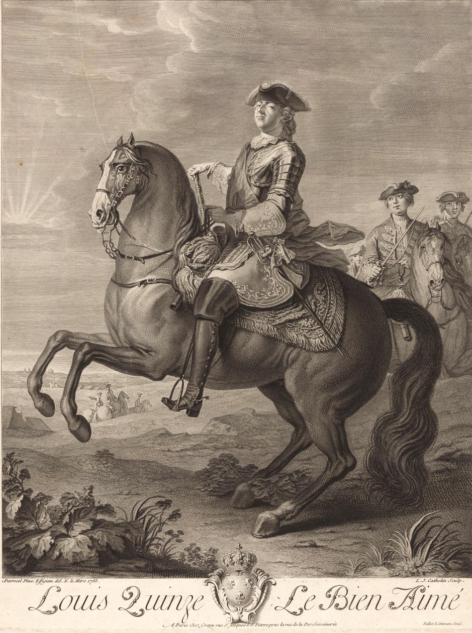 Luigi XV da Louis Jacques Cathelin