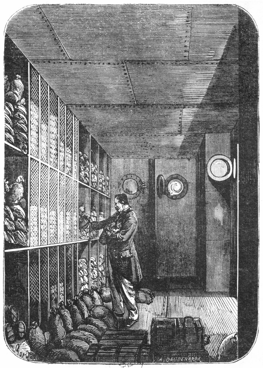 Cassaforti alla Banca di Francia a Parigi, 1897 da Louis Joseph Amedee Daudenarde