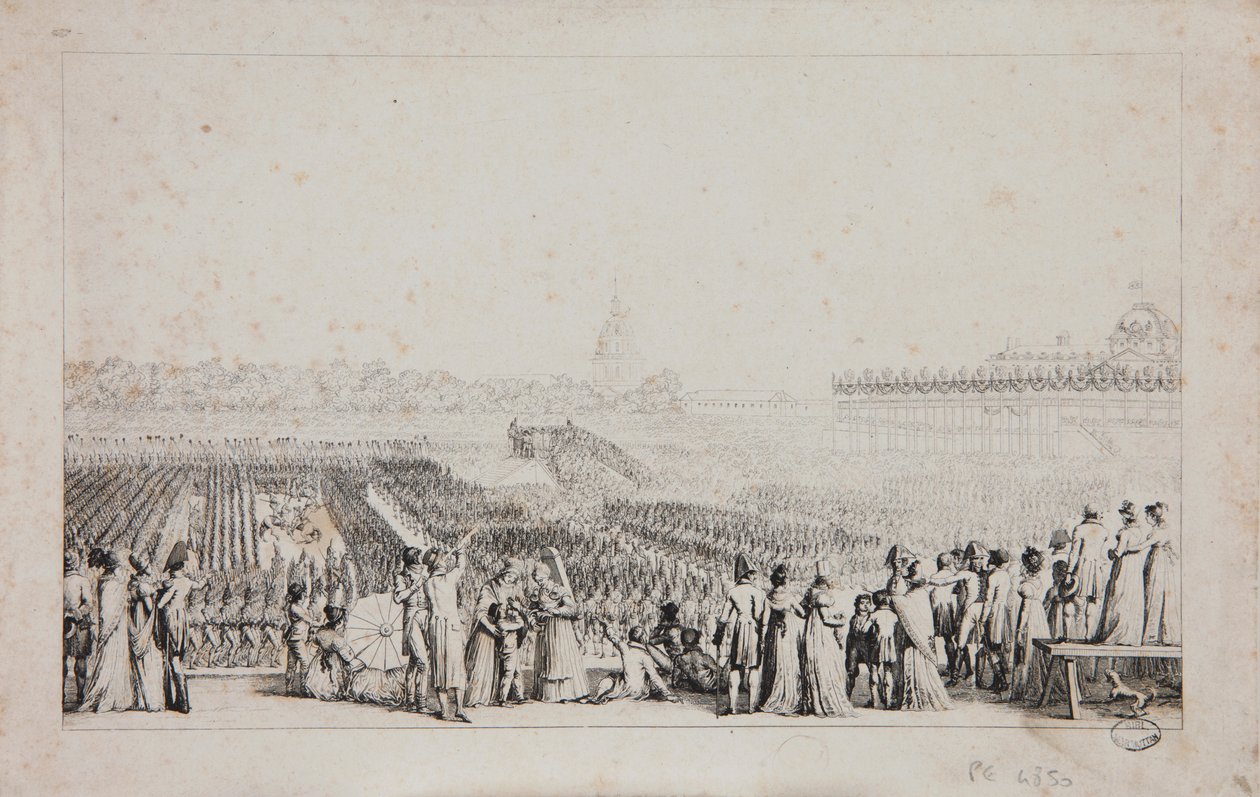 Giorno del Champ de Mai, 1815 da Louis Lafitte