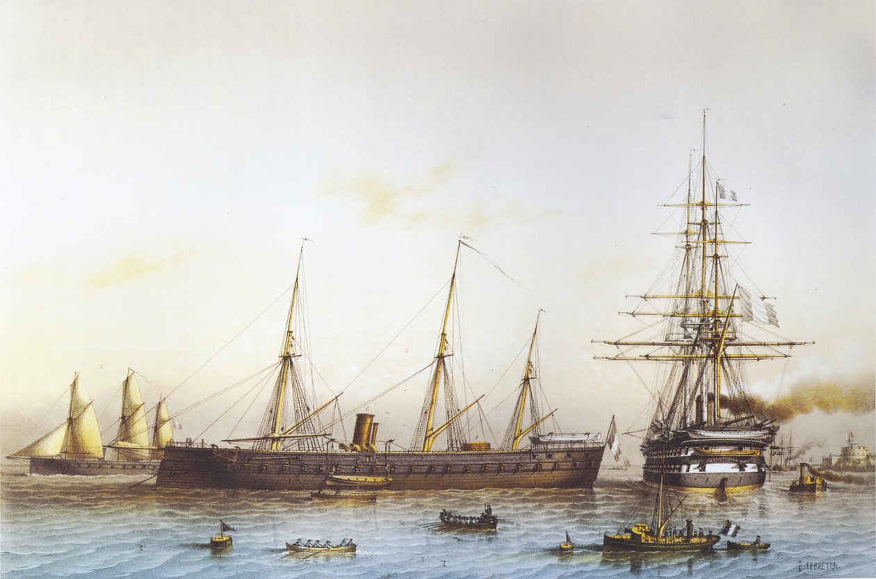 La Gloire e il Donawerth da Louis Le Breton