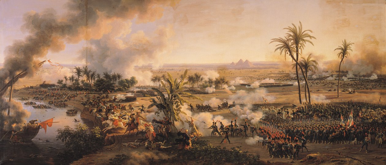 Battaglia delle Piramidi, 21 luglio 1798 da Louis Lejeune
