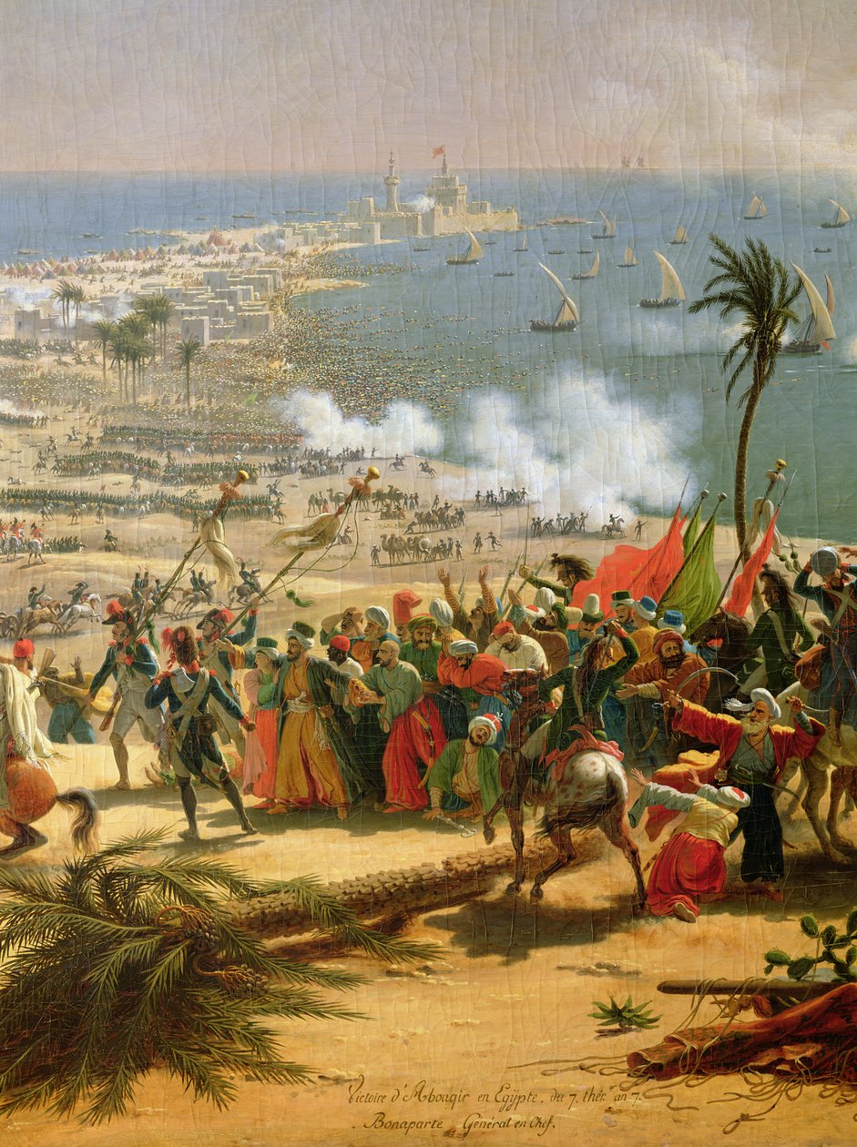La battaglia di Aboukir, 25 luglio 1799 da Louis Lejeune