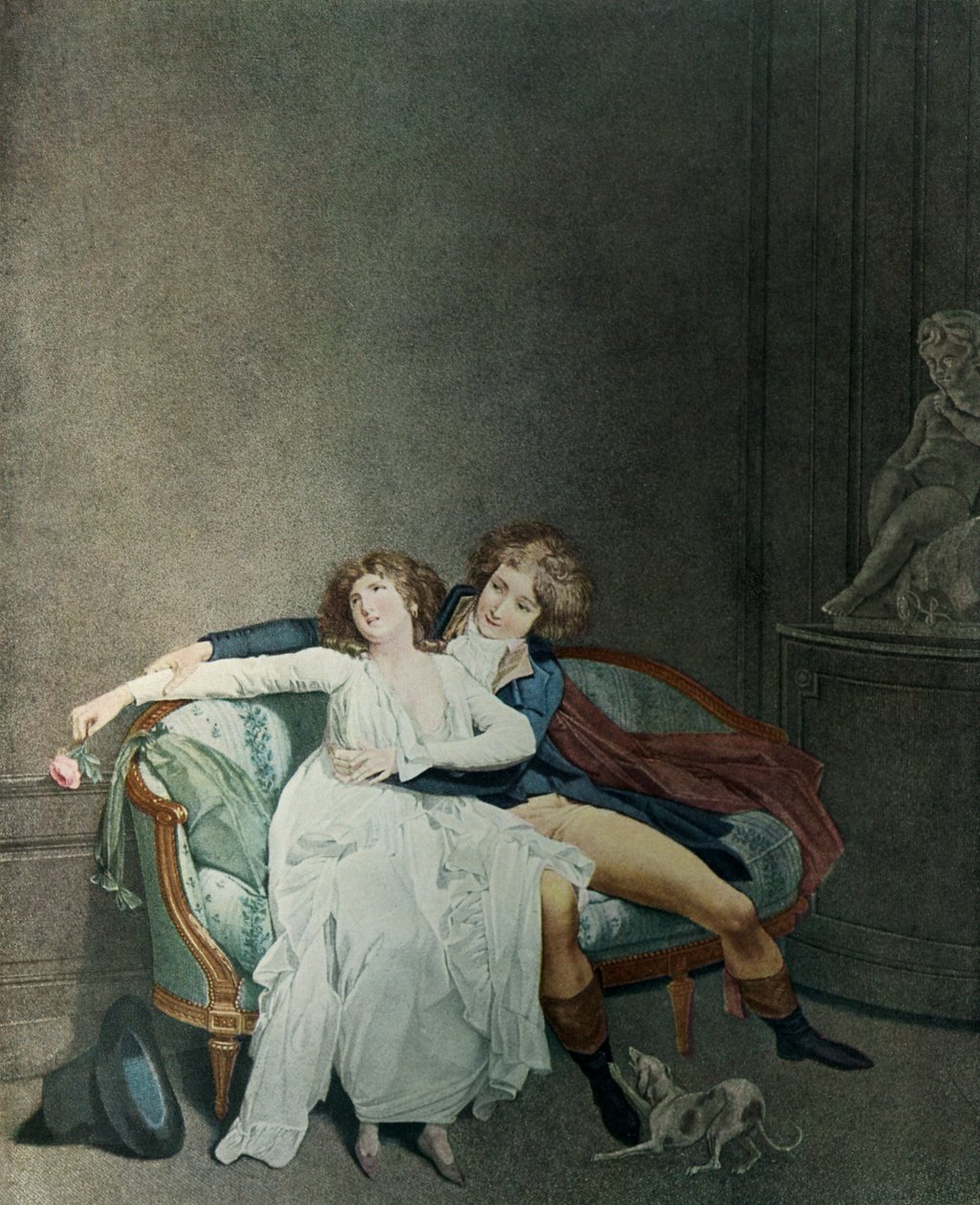 La disputa della rosa da Louis Leopold Boilly