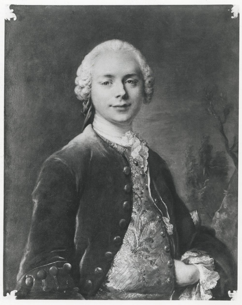 Ritratto di Jean Baptiste Louis Gresset da Louis Tocqué