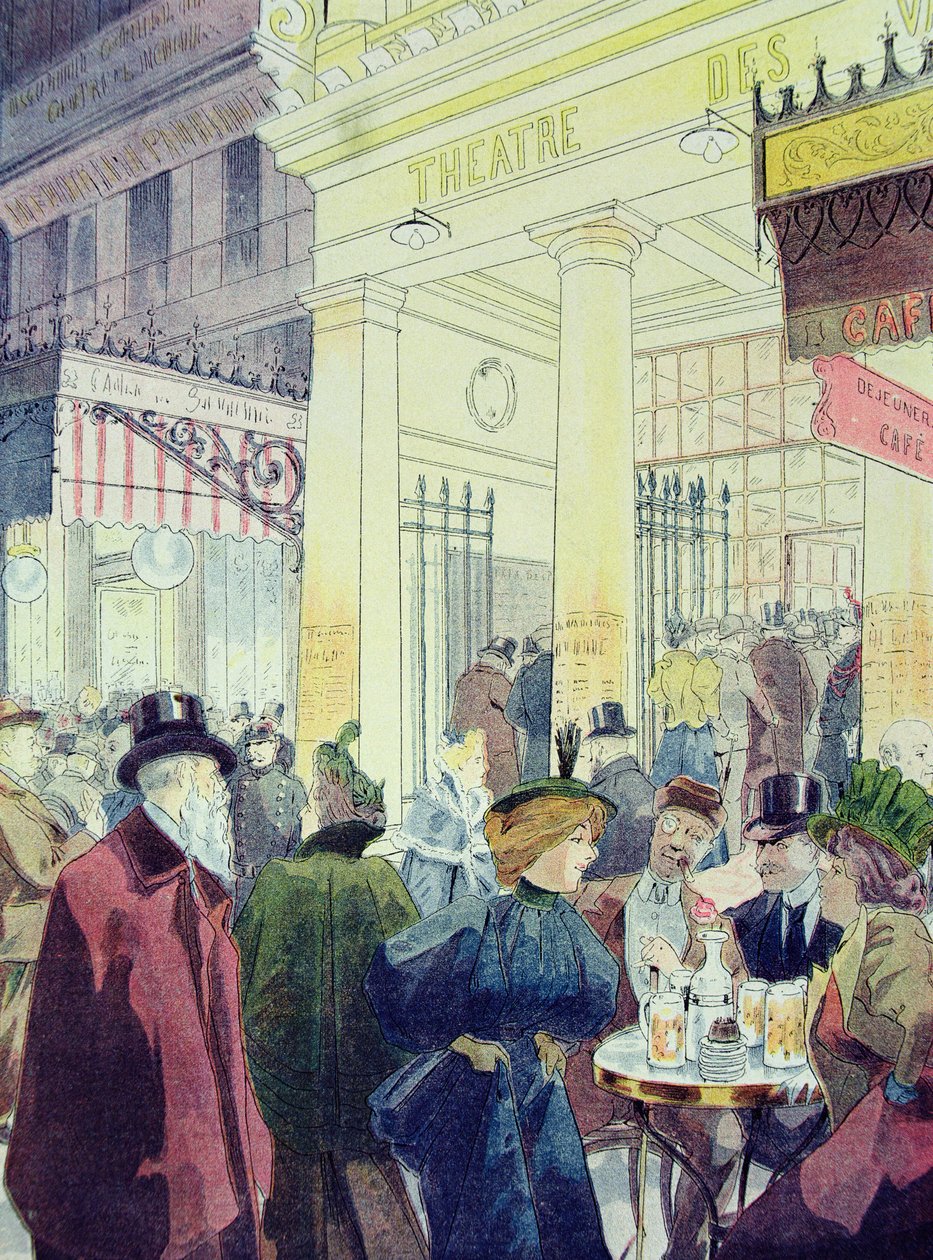 Il Théâtre des Variétés, Boulevard Montmartre, 1897 da Louis Malteste