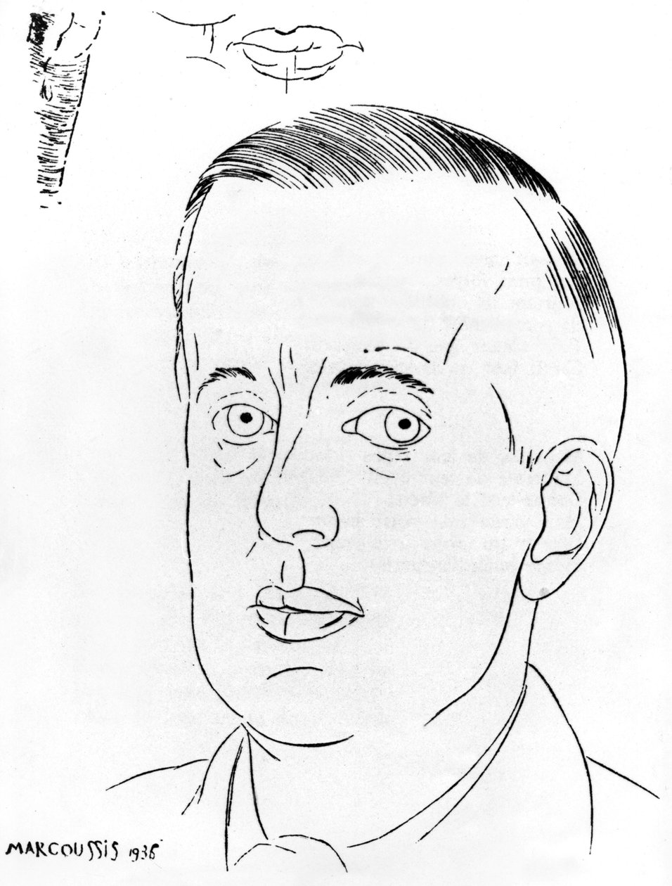 Paul Eluard, 1936 da Louis Marcoussis