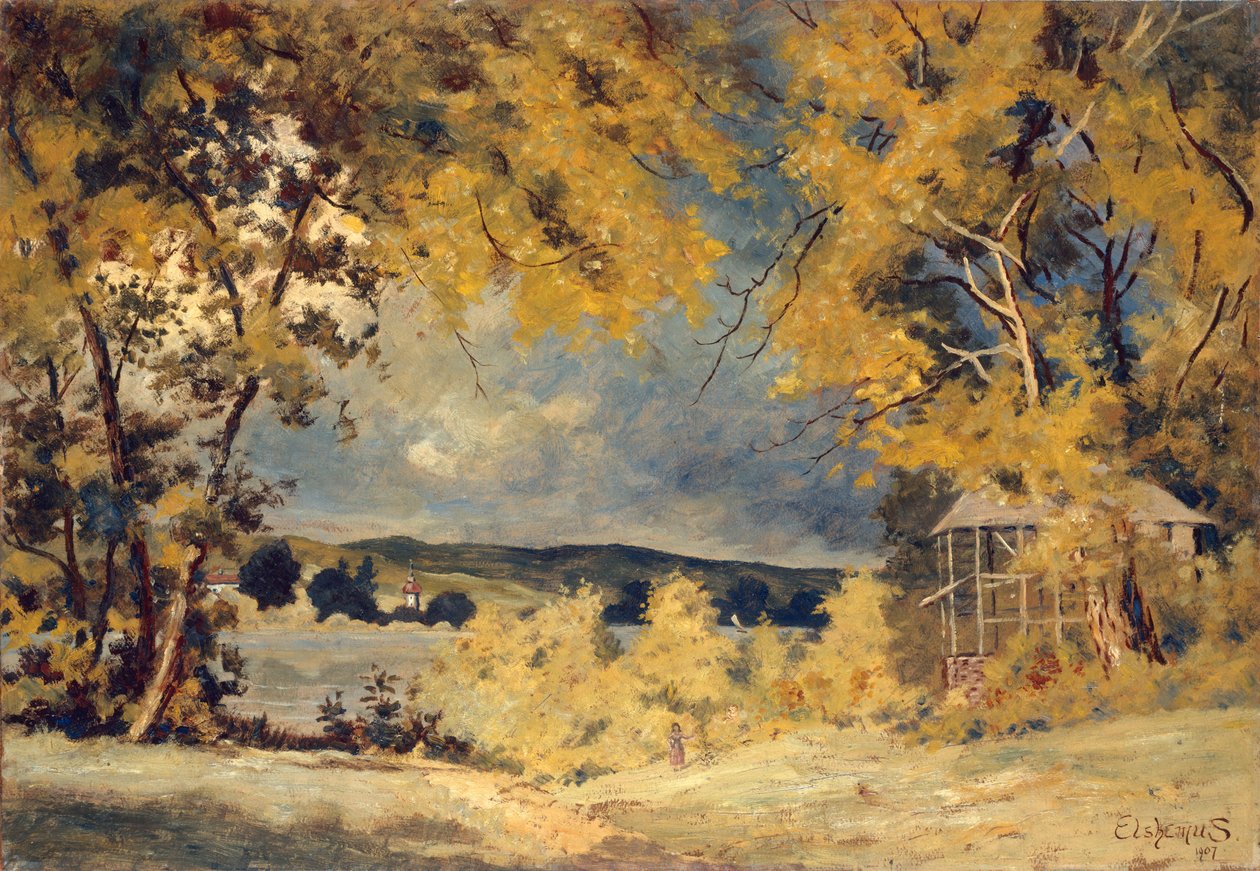 Paesaggio, Binghamton, New York da Louis Michel Eilshemius