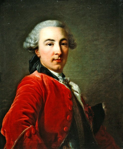 Ritratto del Marchese Edouard Jean de Luker da Louis Michel van Loo