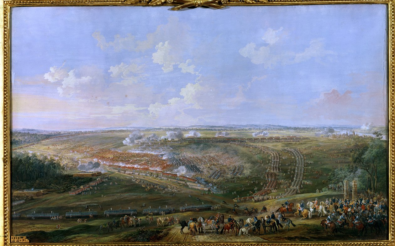 La battaglia di Fontenoy, 11 maggio 1745, 1779 da Louis Nicolas van Blarenberghe