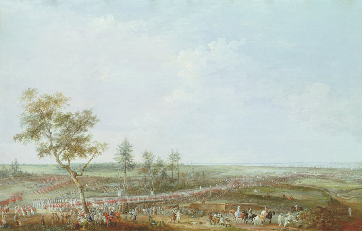 La resa di Yorktown, 19 ottobre 1781, 1784 da Louis Nicolas van Blarenberghe