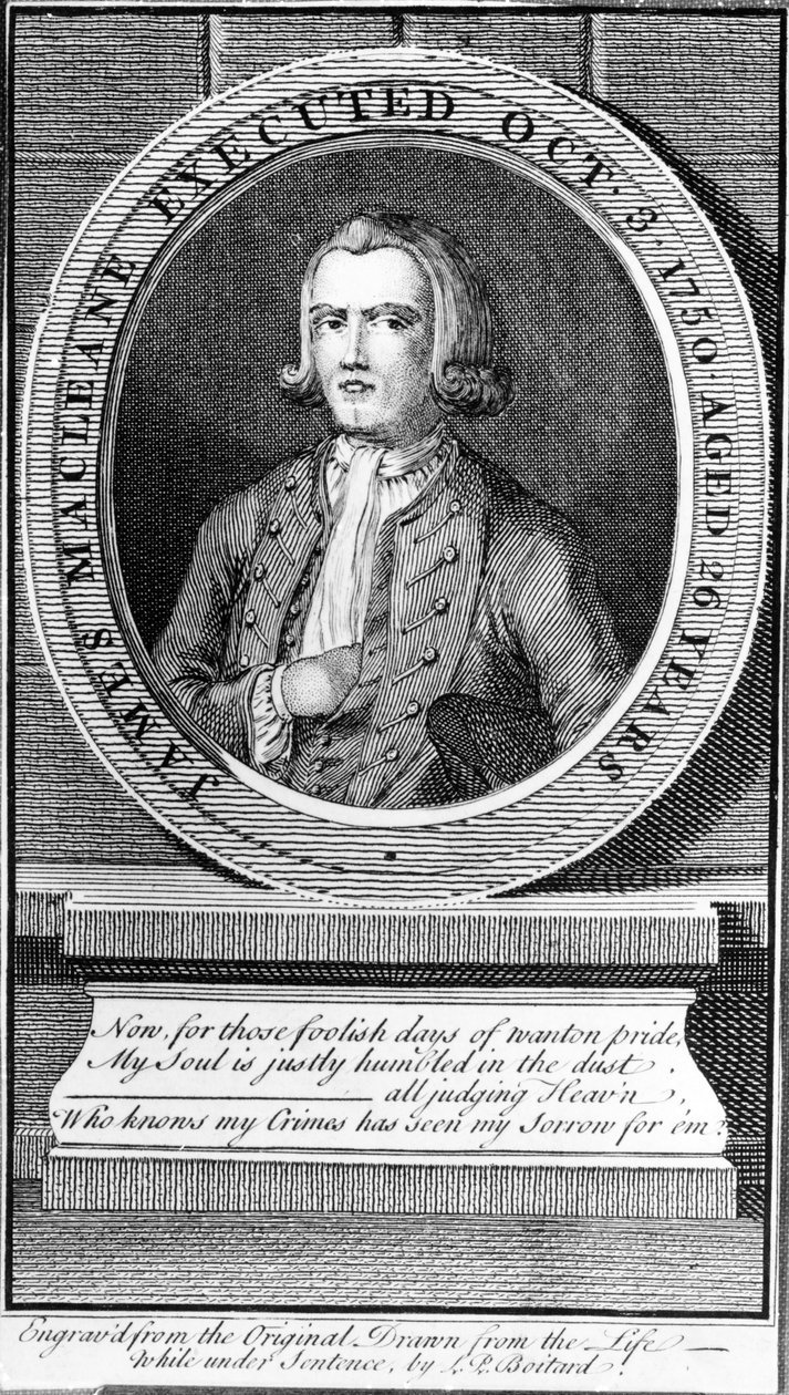 James Macleane giustiziato il 3 ottobre 1750 all