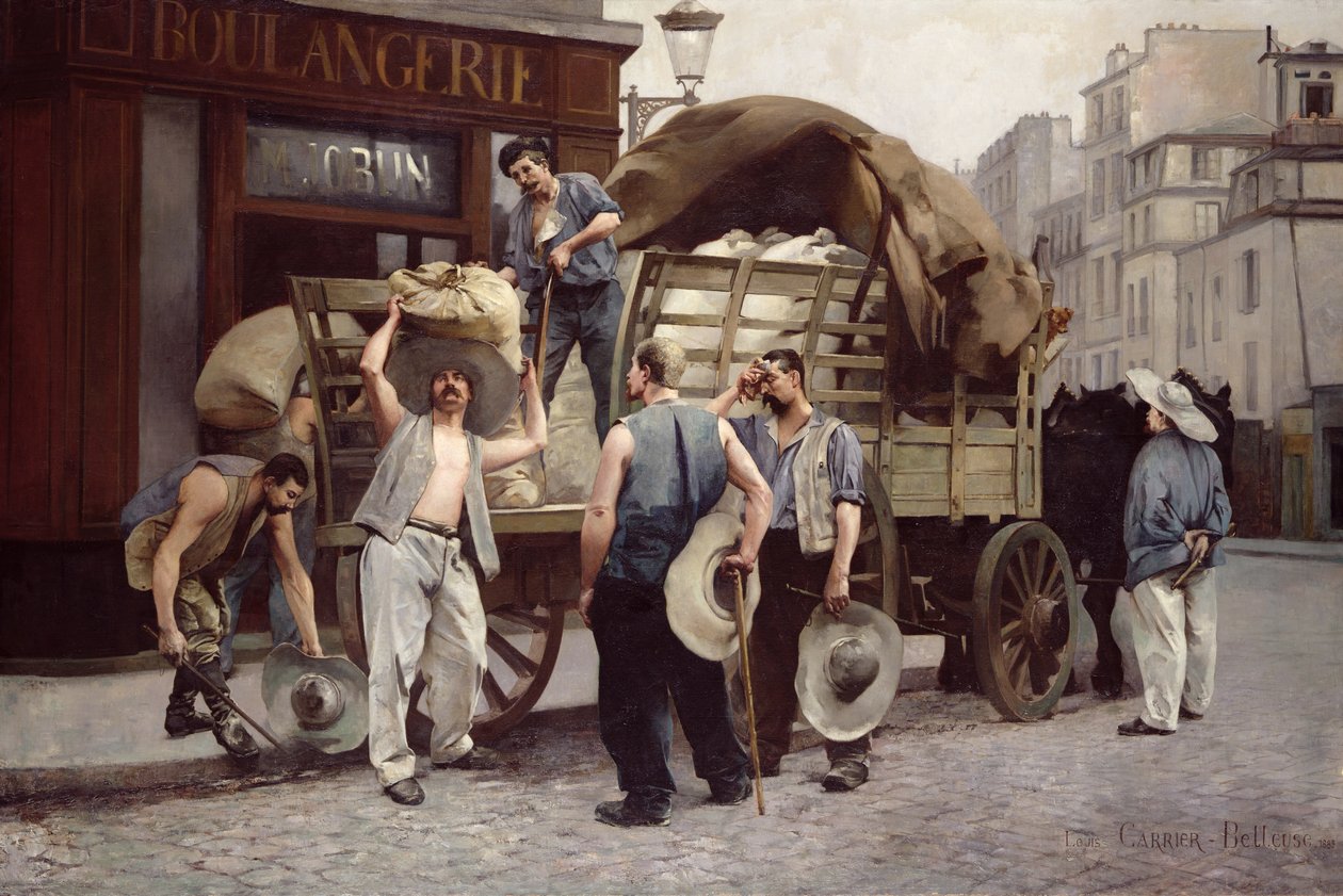 Consegna della farina, 1885 da Louis Robert Carrier Belleuse
