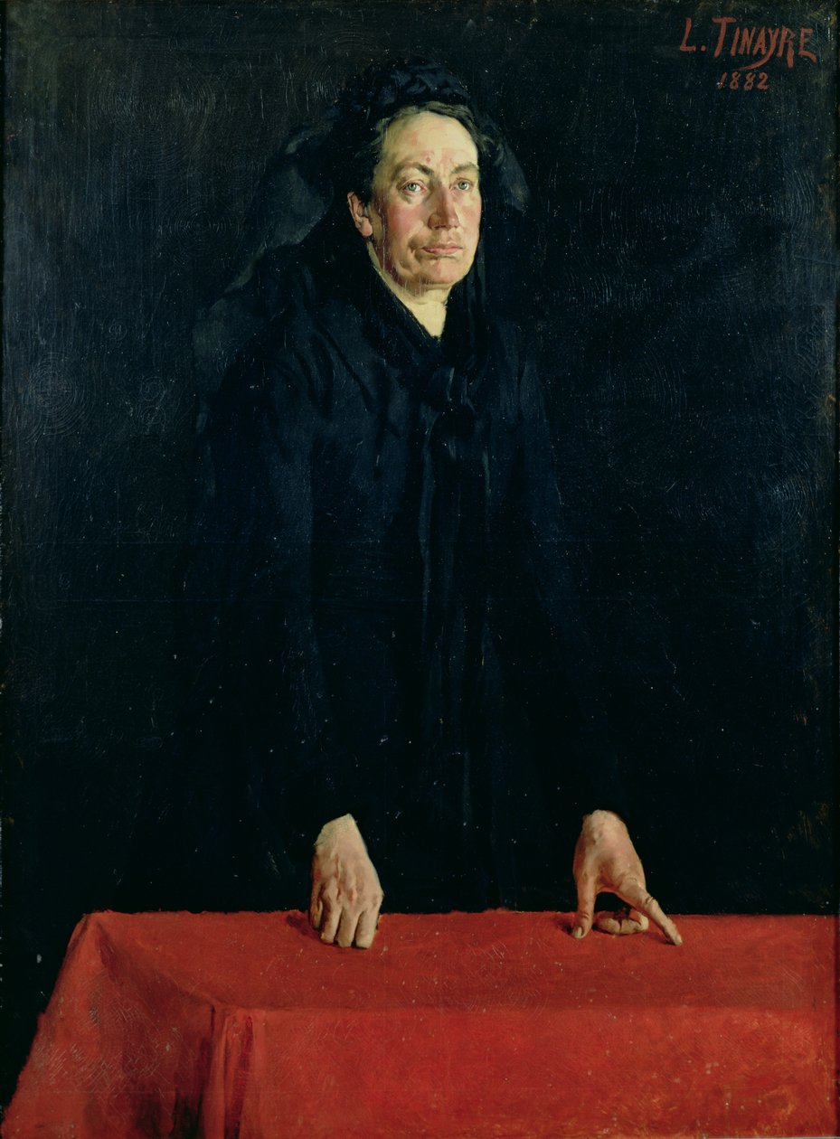 Ritratto di Louise Clemence Michel (1830-1905) 1882 da Louis Tinayre