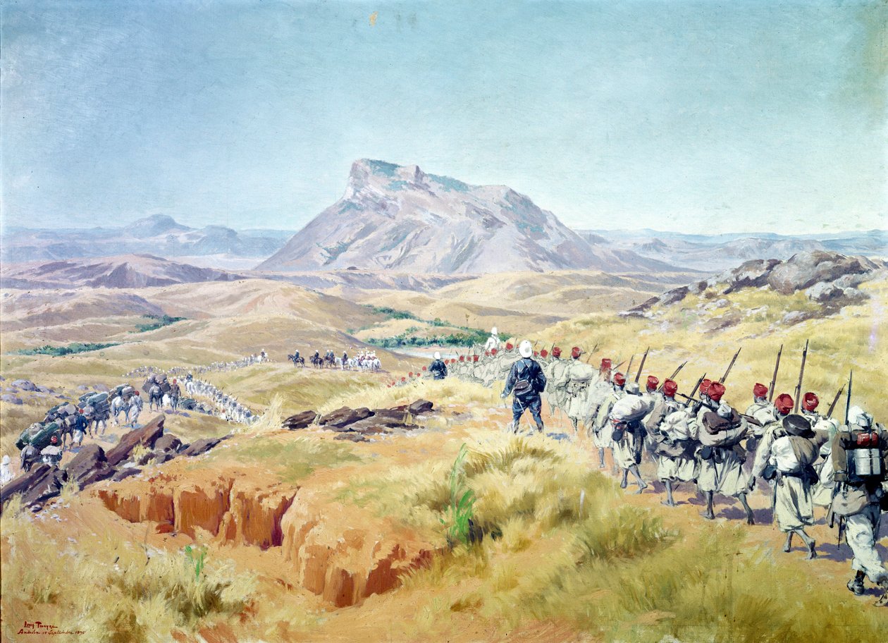 La presa del picco di Andriba, Madagascar, 15 settembre 1895 da Louis Tinayre