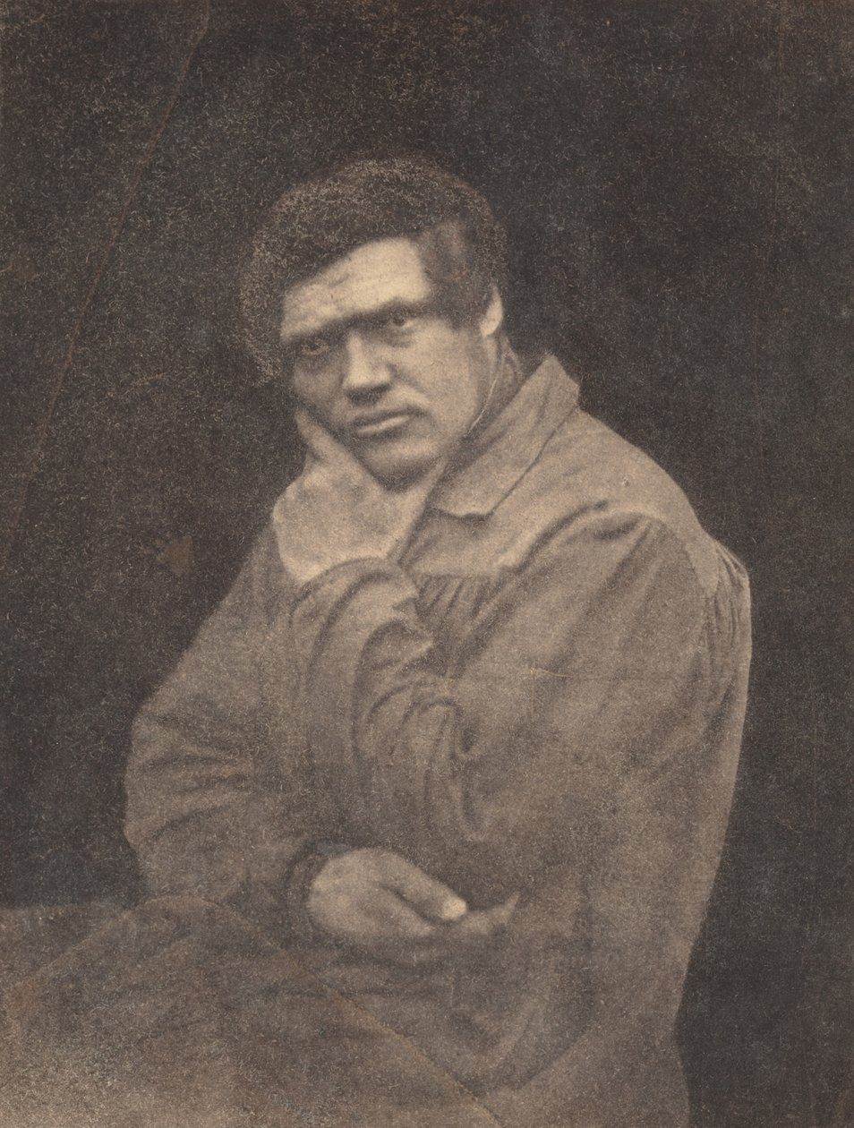 Ritratto di uomo, fine anni 1840 (foto) da Louis Adolphe Baron Humbert de Molard