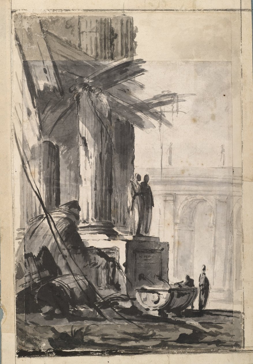 Fantasia della rovina da Louis-Joseph Le Lorrain