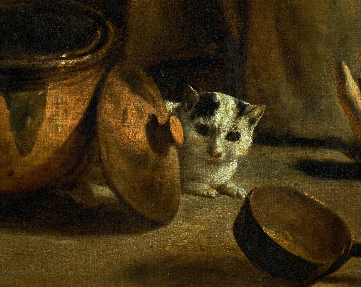 Una famiglia di contadini in un interno ... da Louis (attr. to) Le Nain