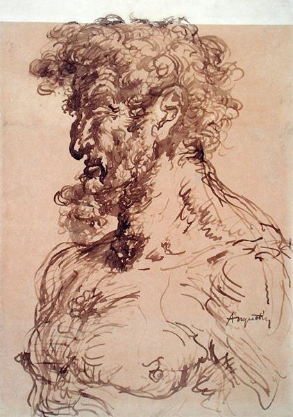 Busto di un Uomo (Autoritratto) da Louis Anquetin