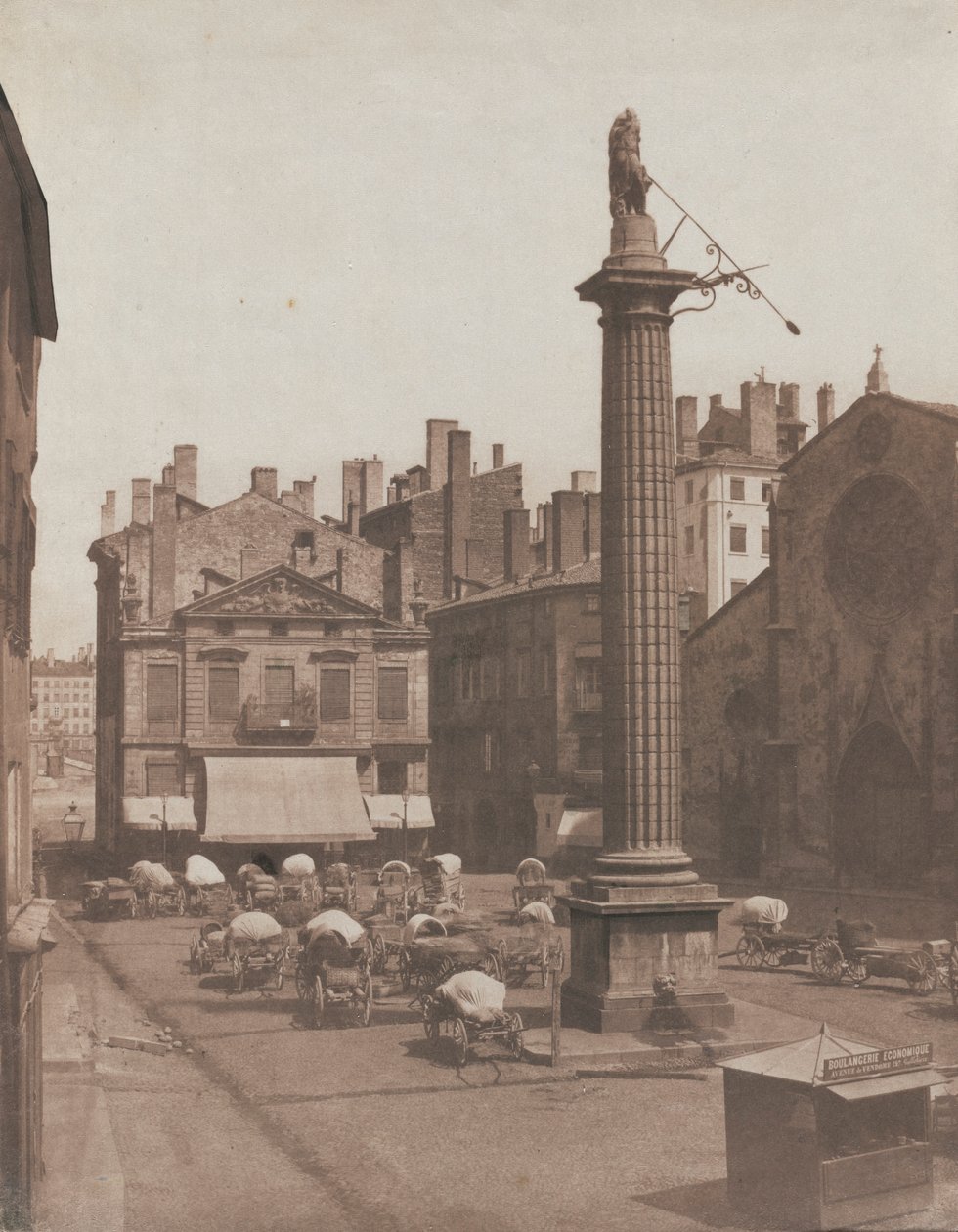 Place des Cordeliers senza titolo, c. 1852-1853 da Louis Antoine Froissart