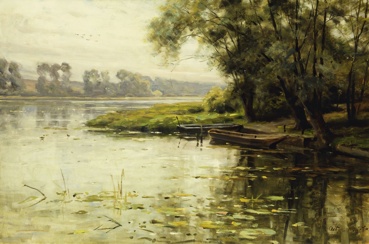 Prato sulla Riva del Fiume da Louis Aston Knight