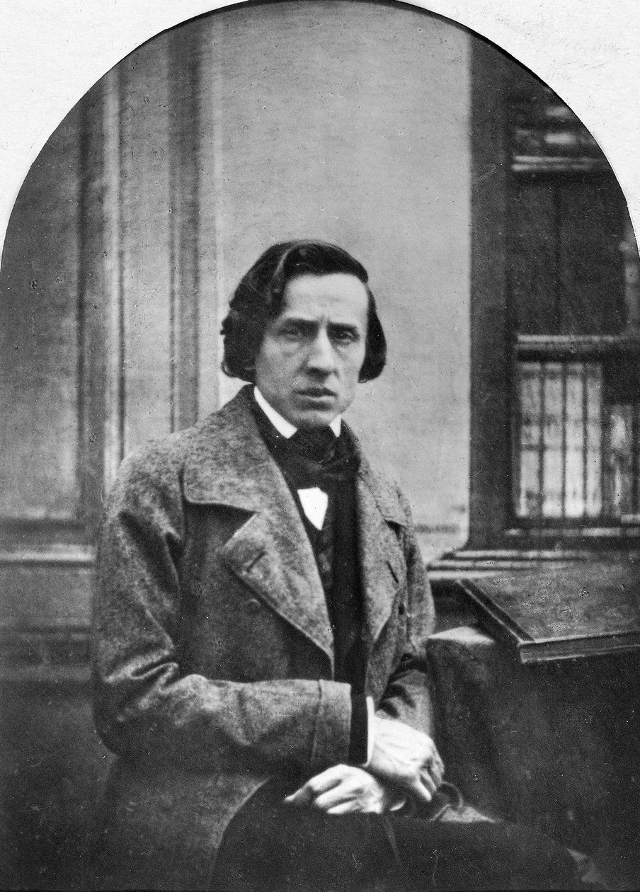 Compositore e pianista polacco Frederic Chopin da Louis Auguste Bisson