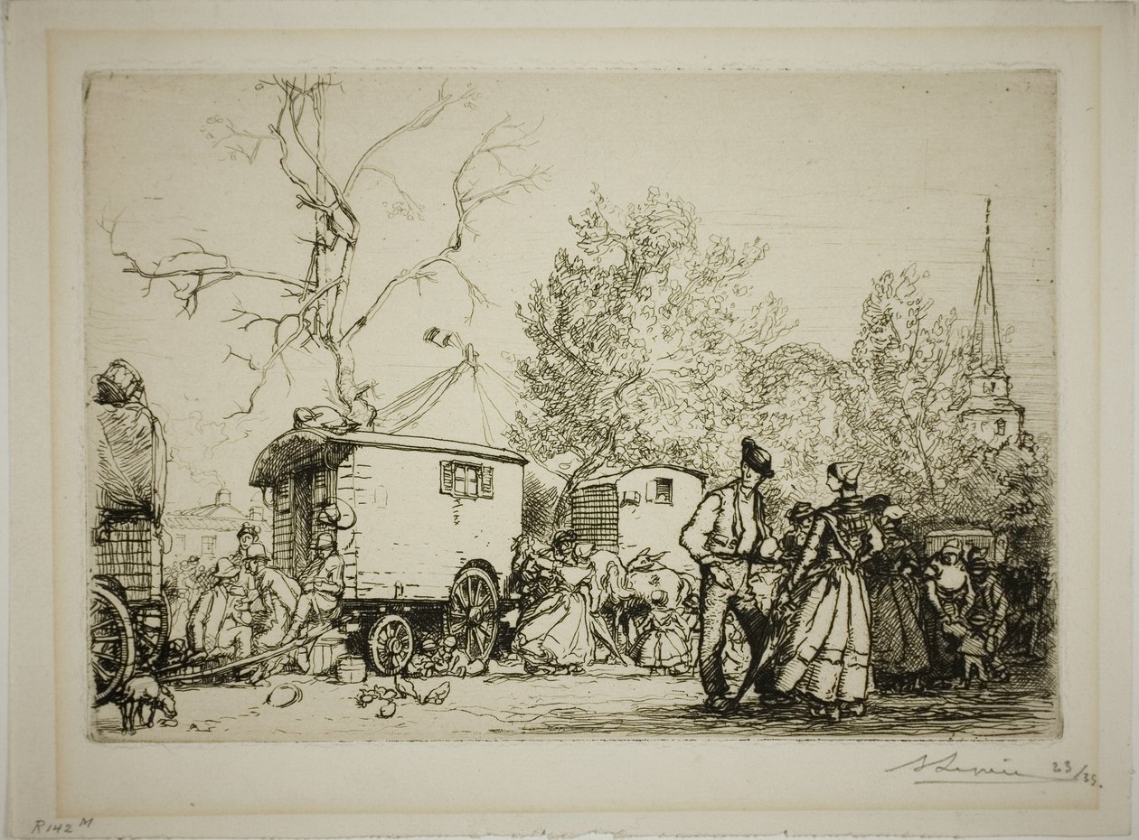 Alla Fiera di Saint-Jean-de-Monts da Louis Auguste Lepère