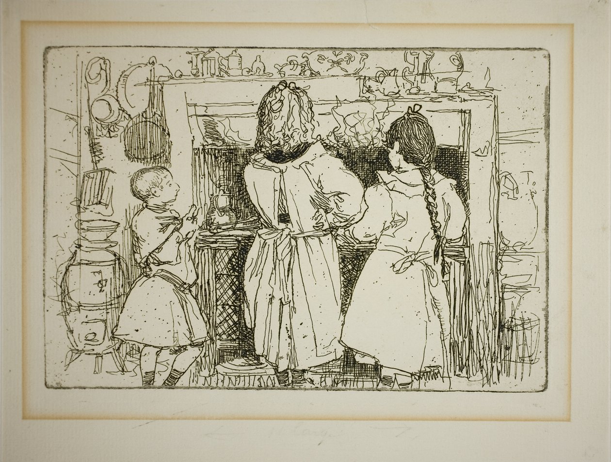 Preparazione della colazione da Louis Auguste Lepère