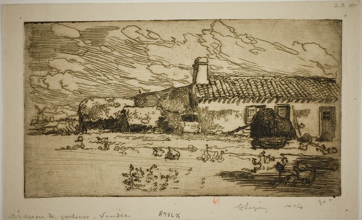 Casa Fisher, St. Jean-de-Mont da Louis Auguste Lepère