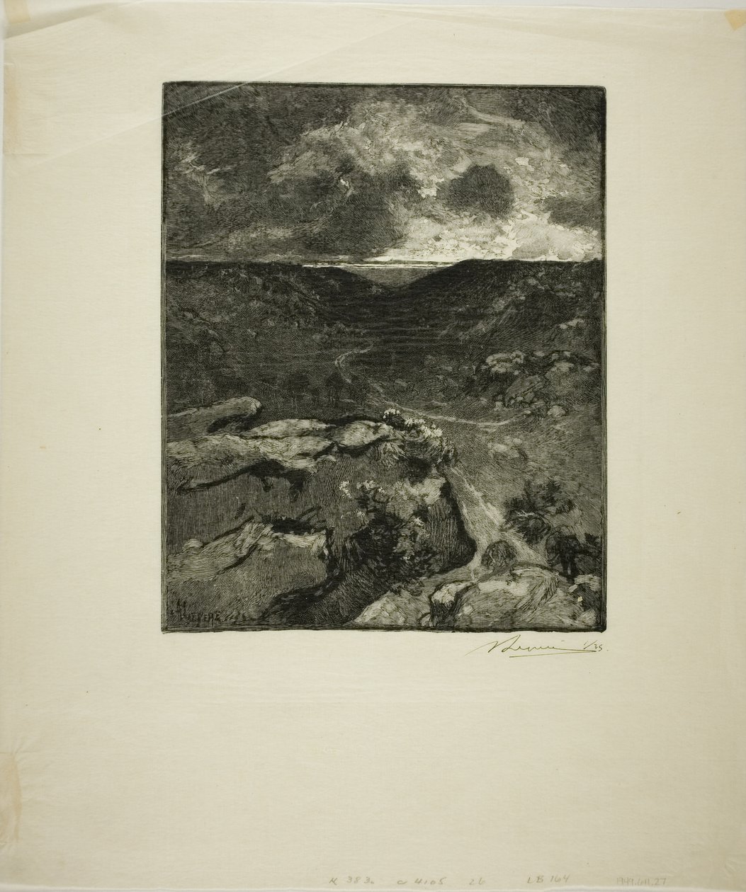 Valle del Franchard da Louis Auguste Lepère