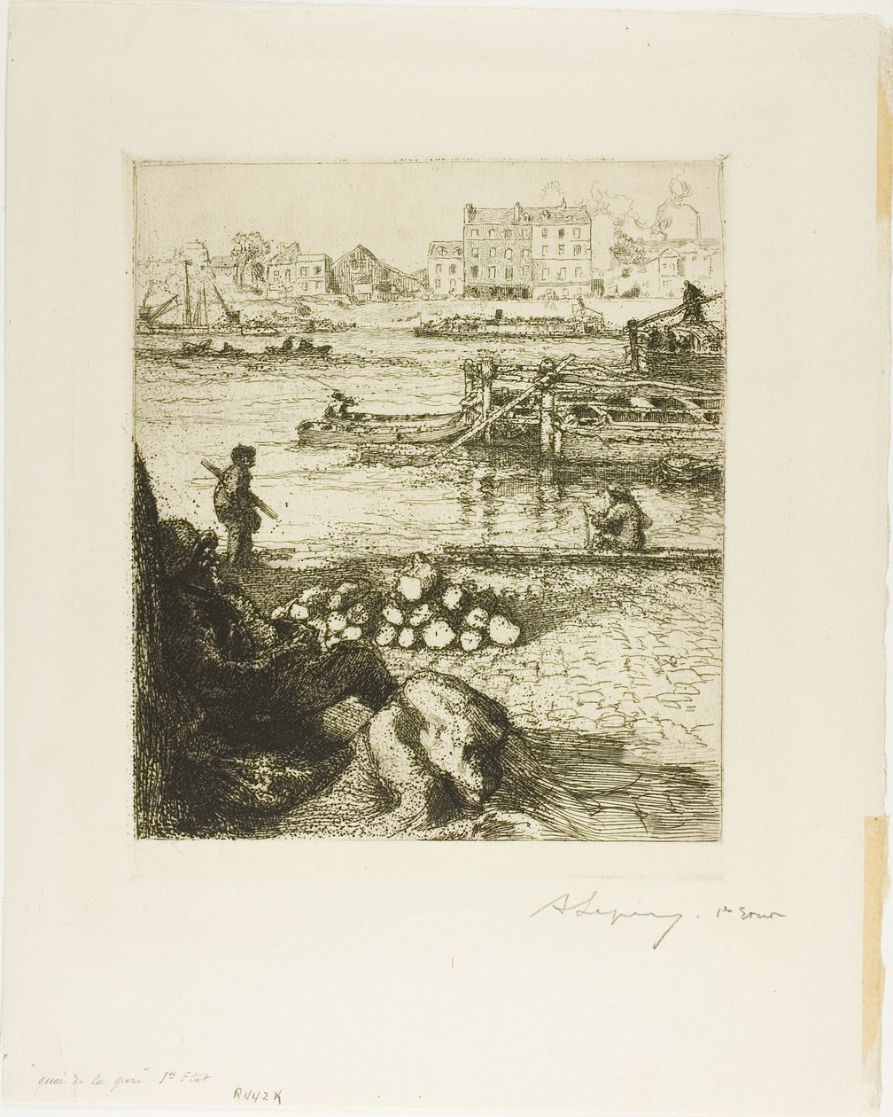 Molo pubblico, Quai de la Gare da Louis Auguste Lepère