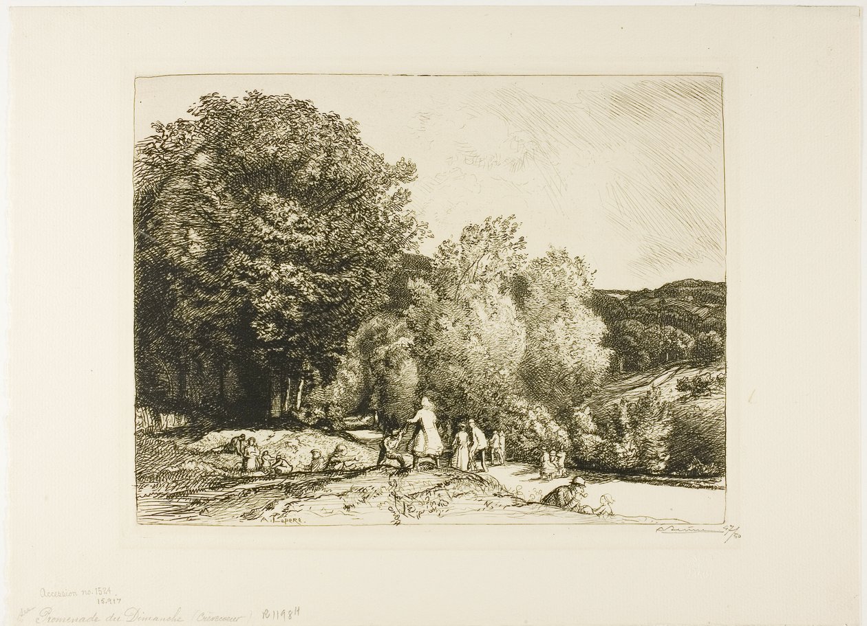 Domenica a piedi da Louis Auguste Lepère
