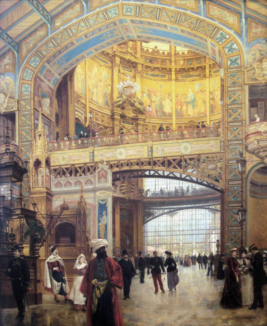 Francese: Le Dôme Central de la Galerie des Machines lors de l