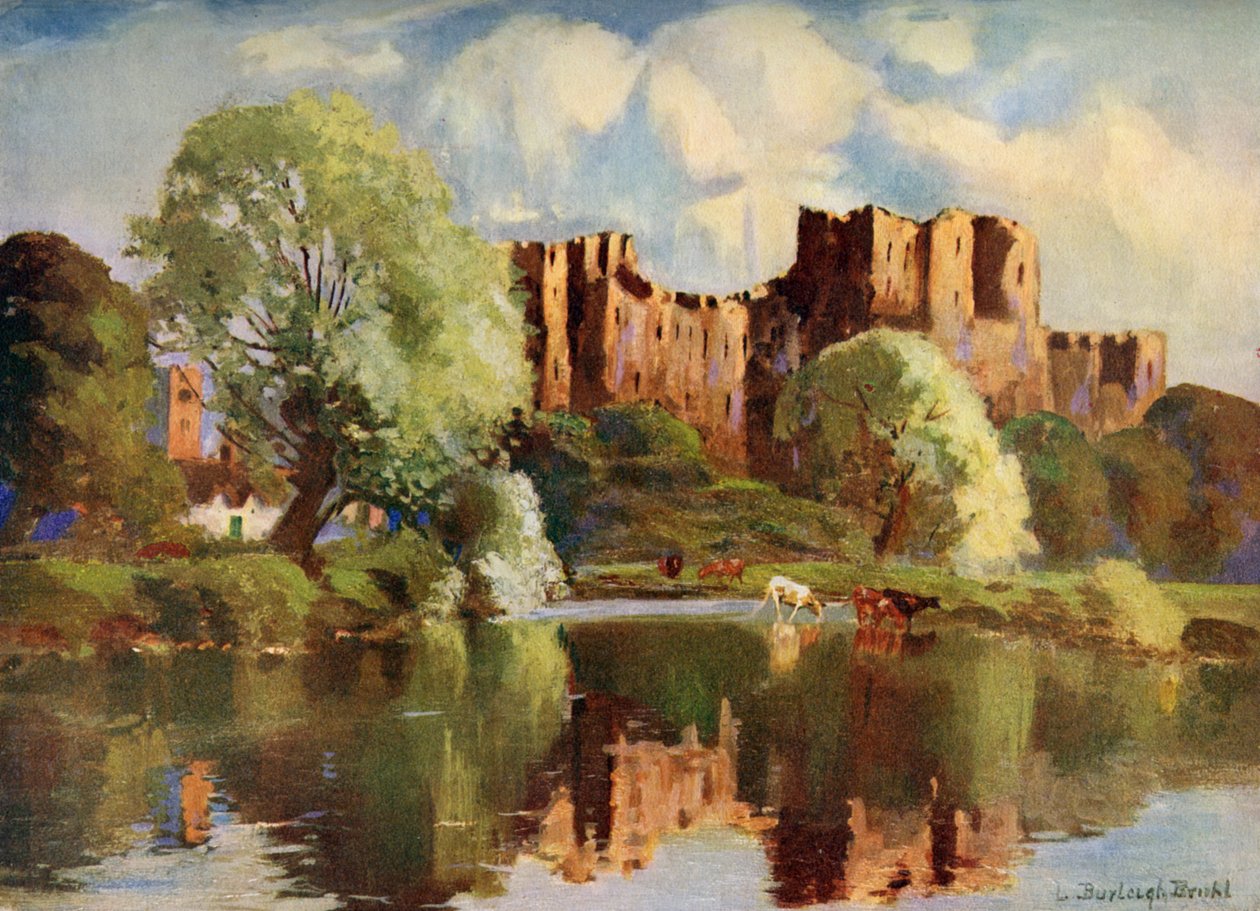 Castello di Ludlow, Shropshire, 1924-1926 da Louis Burleigh Bruhl