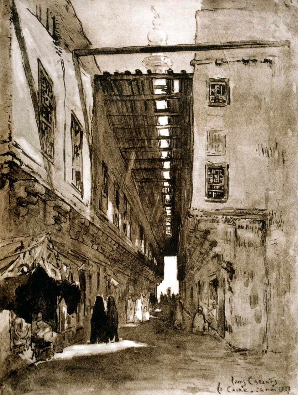 Souk, Il Cairo da Louis Cabanes