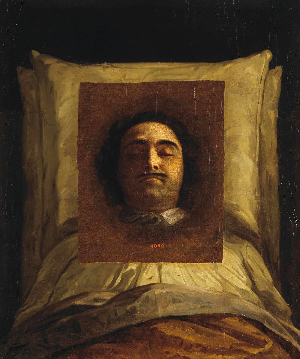Pietro I sul letto di morte da Louis Caravaque
