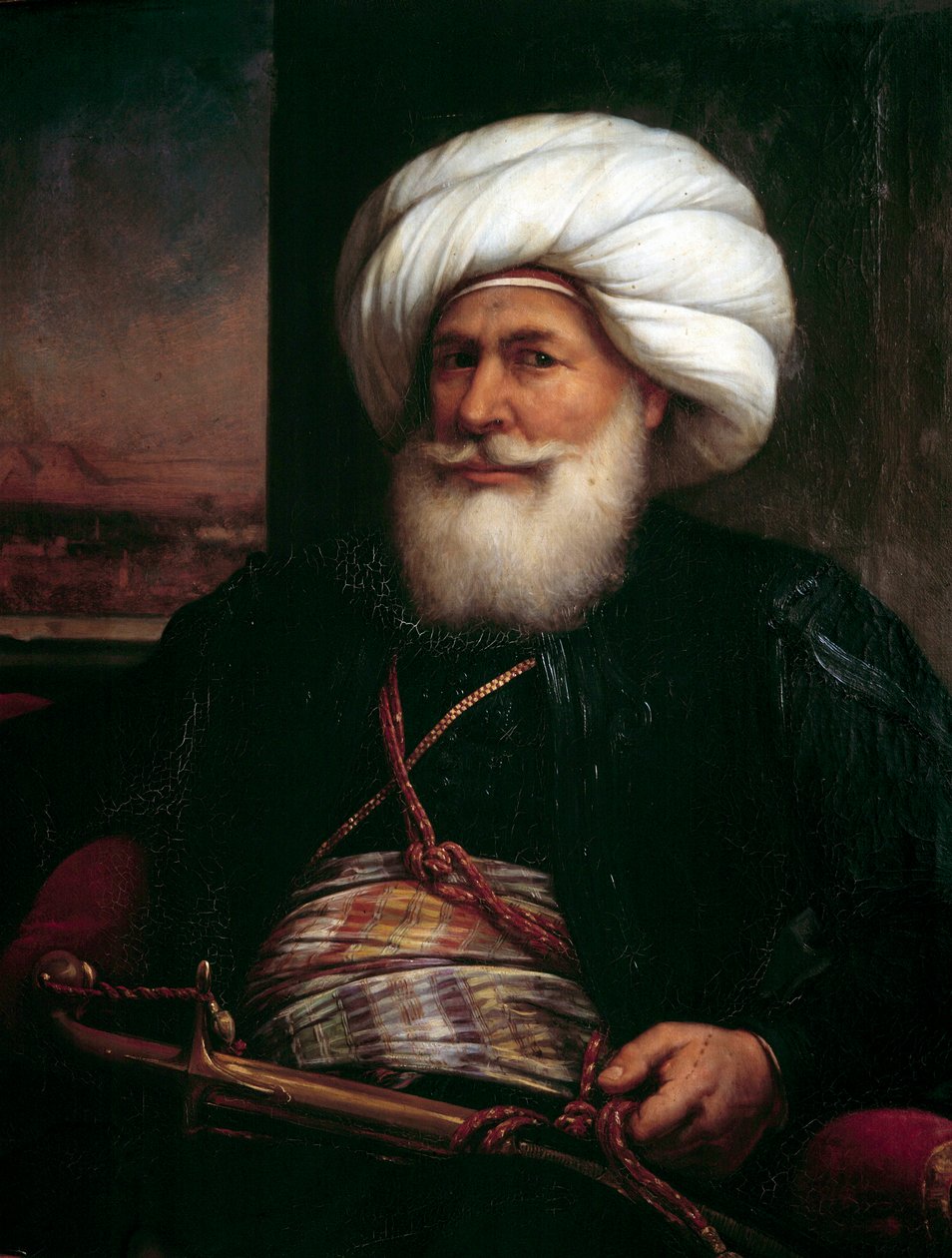 Ritratto di Muhammad Ali Pasha da Louis Charles Auguste Couder