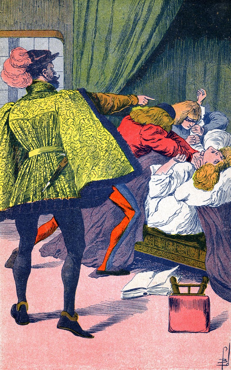 Cesare Borgia fa uccidere suo fratello da Louis Charles Bombled
