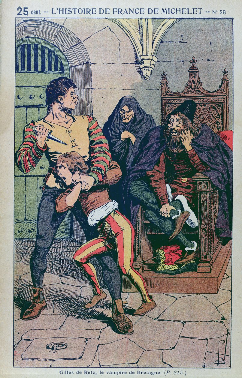 Gilles de Laval (1404-40) Signore di Rais, in 