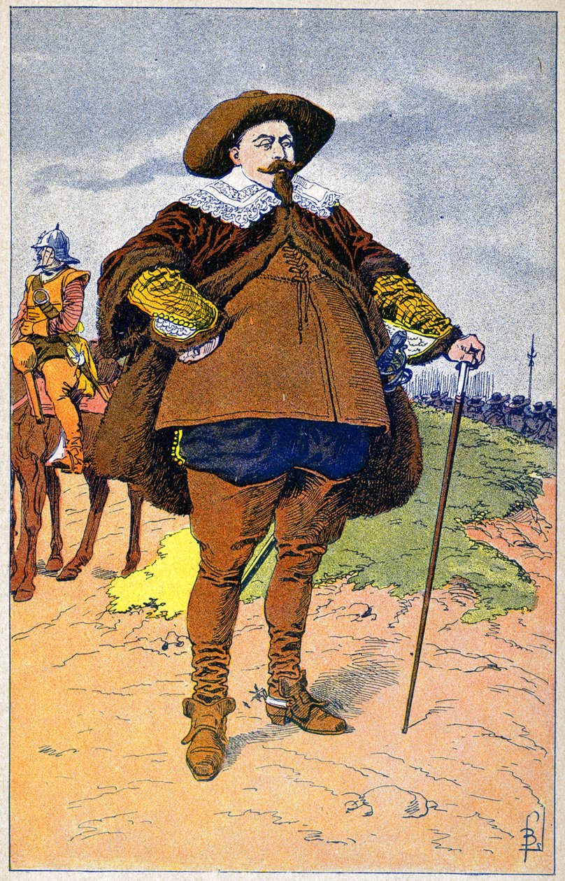 Gustavo II Adolfo di Svezia da Louis Charles Bombled