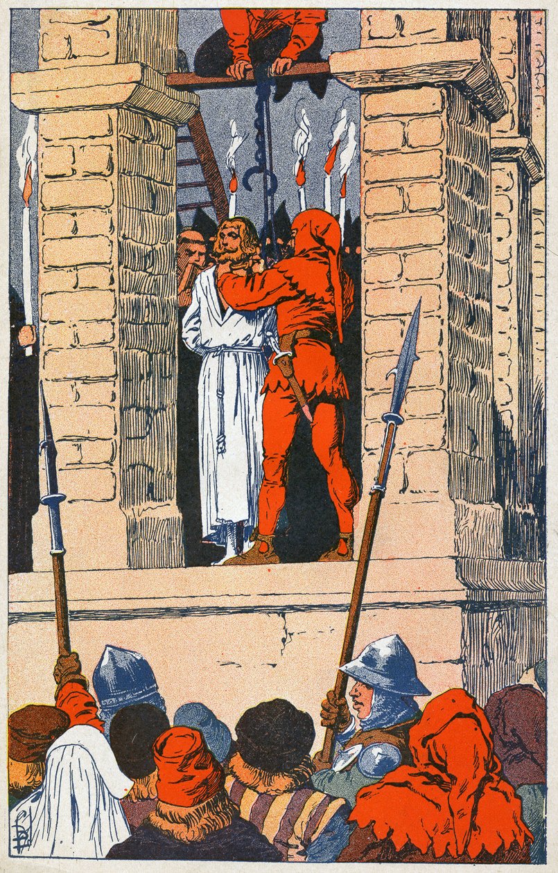 Impiccagione di Enguerrand de Marigny da Louis Charles Bombled