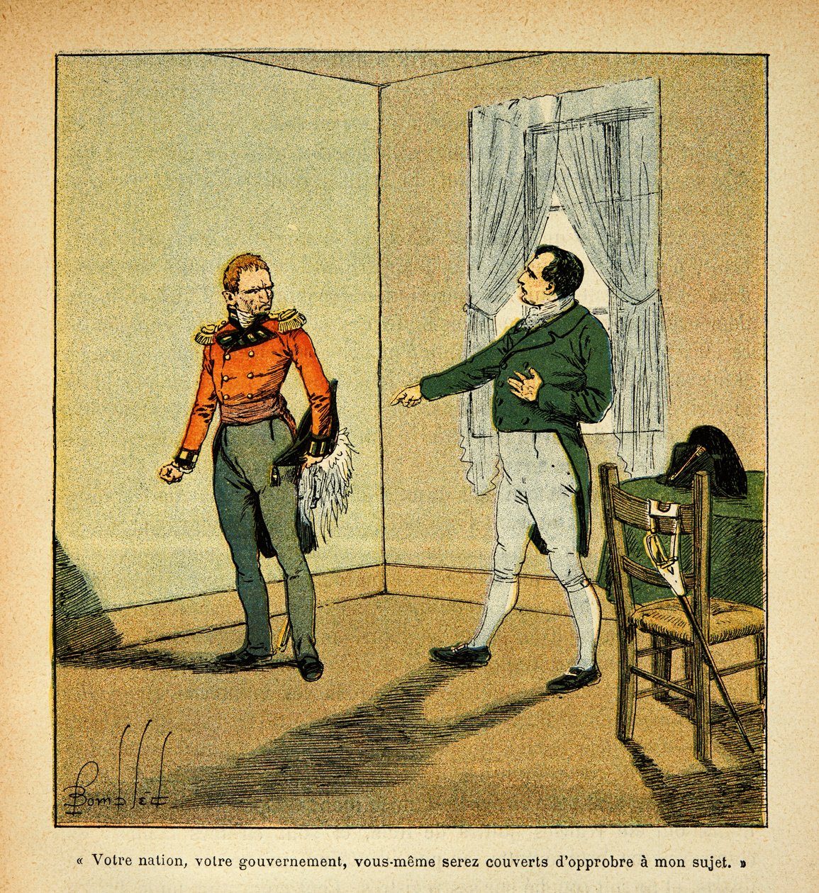 Illustrazione di Bombled Louis dal libro "Il Memoriale di Sant