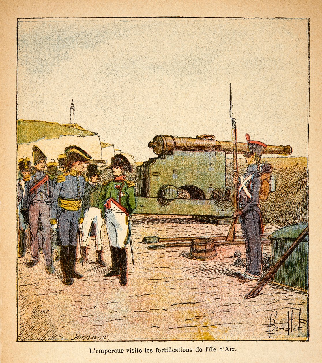 Illustrazione di Bombled Louis dal libro "Il Memoriale di Sant