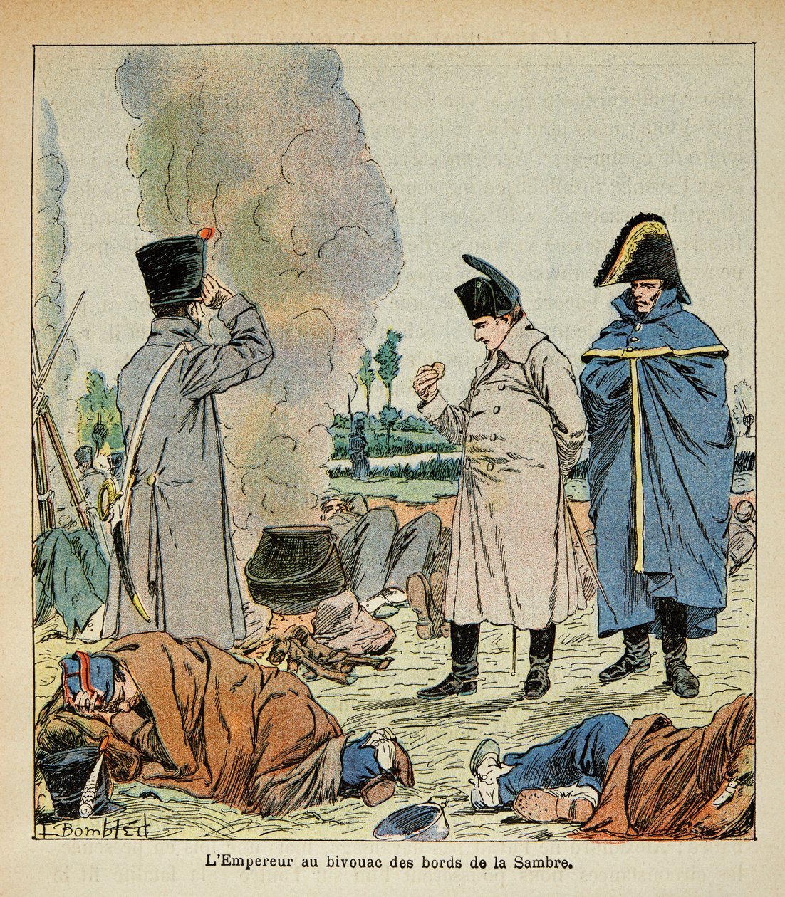 Illustrazione di Bombled Louis dal libro "Il Memoriale di Sant