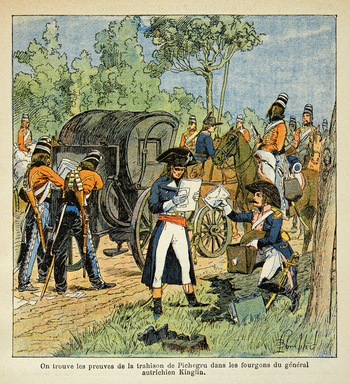 Illustrazione di Bombled Louis dal libro "Il Memoriale di Sant