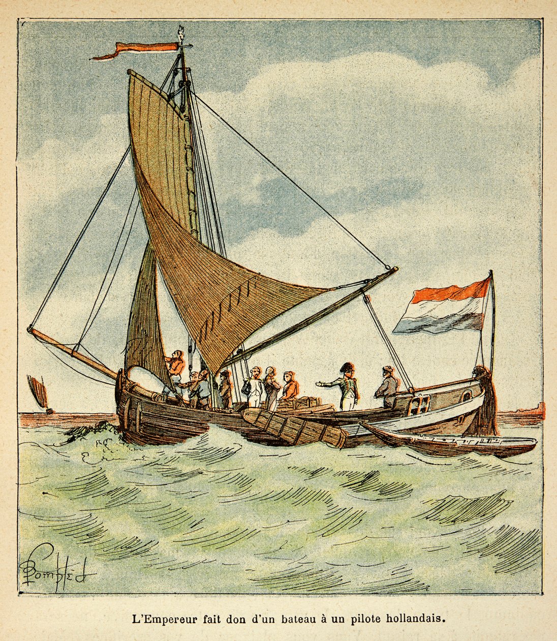 Illustrazione di Bombled Louis dal libro "Il Memoriale di Sant