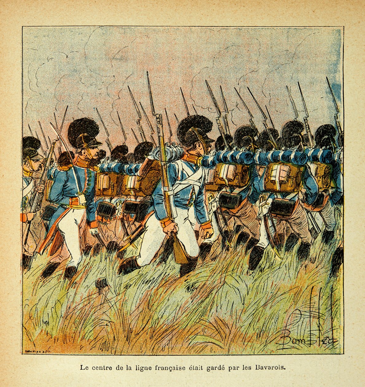 Illustrazione di Louis Bombled (1862-1927) dal libro "Il Memoriale di Sant