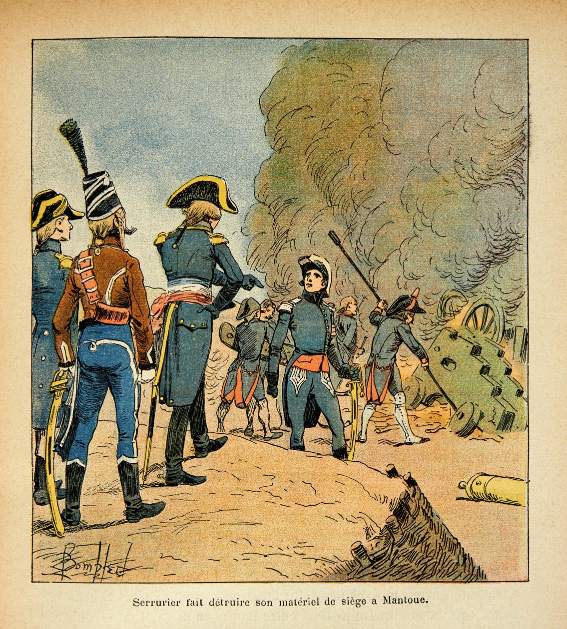 Illustrazione di Bombled Louis (1862-1927) dal libro 