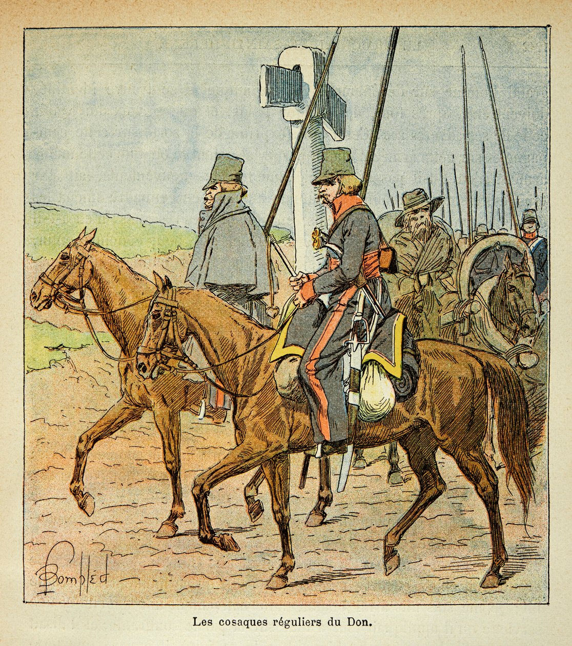 Illustrazione di Louis Bombled (1862-1927) dal libro “Il Memoriale di Sant