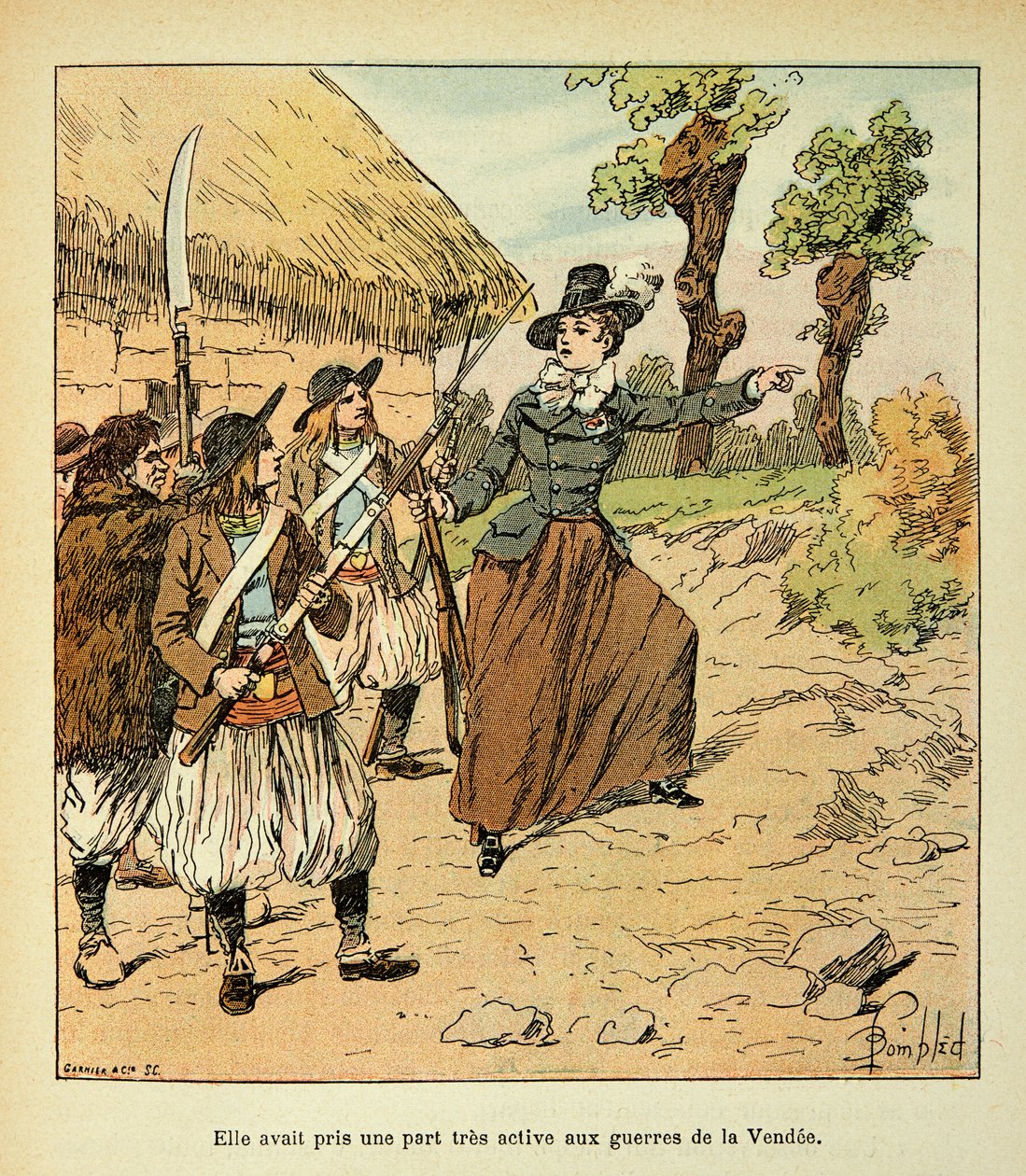 Illustrazione di Louis Bombled (1862-1927) dal libro 